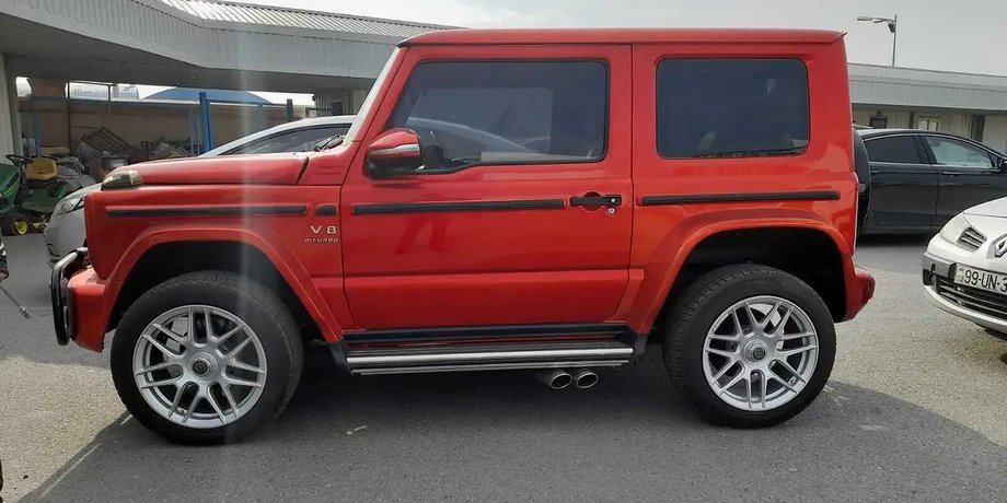тюнинг сузуки джимни, Suzuki Jimny, Suzuki Jimny 2023, тюнинг Suzuki Jimny, новый Suzuki Jimny, копия Гелендвагена
