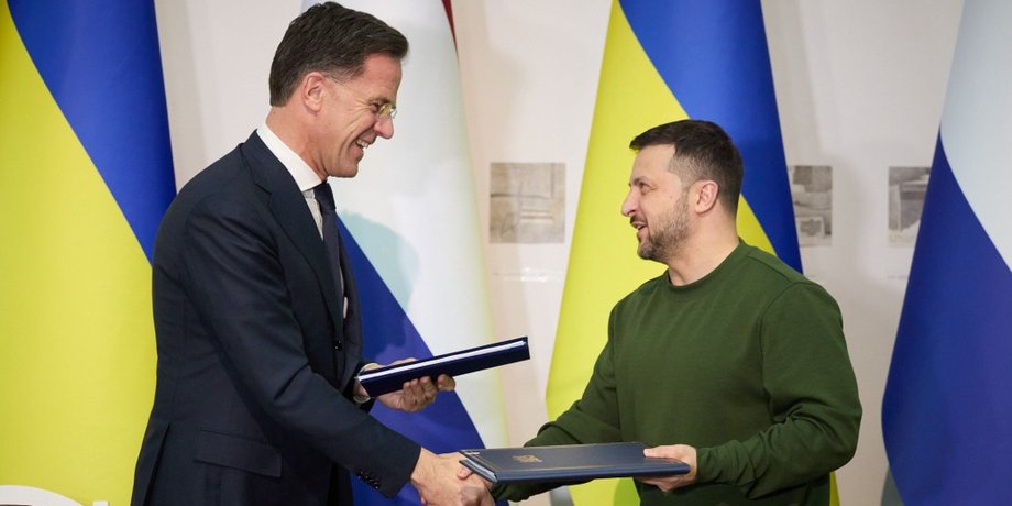 Зеленский и Рютте в Харькове
