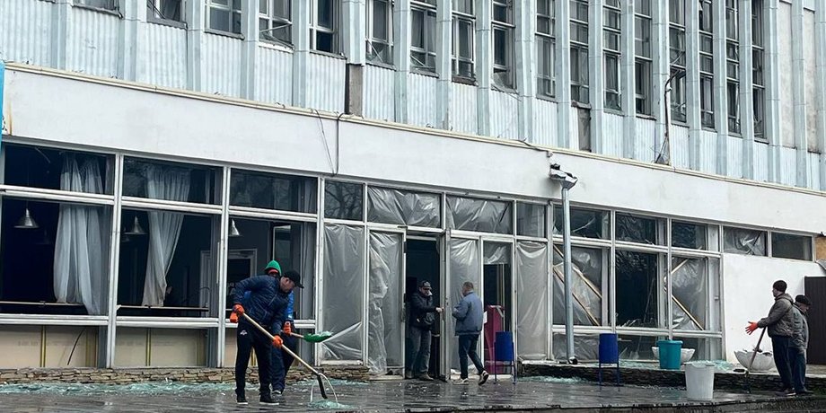 ракетный удар, последствия атаки, разрушения, война РФ против Украины