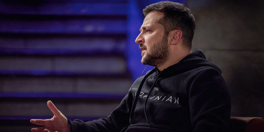 Владимир Зеленский на шоу Дэвида Леттермана, netflix