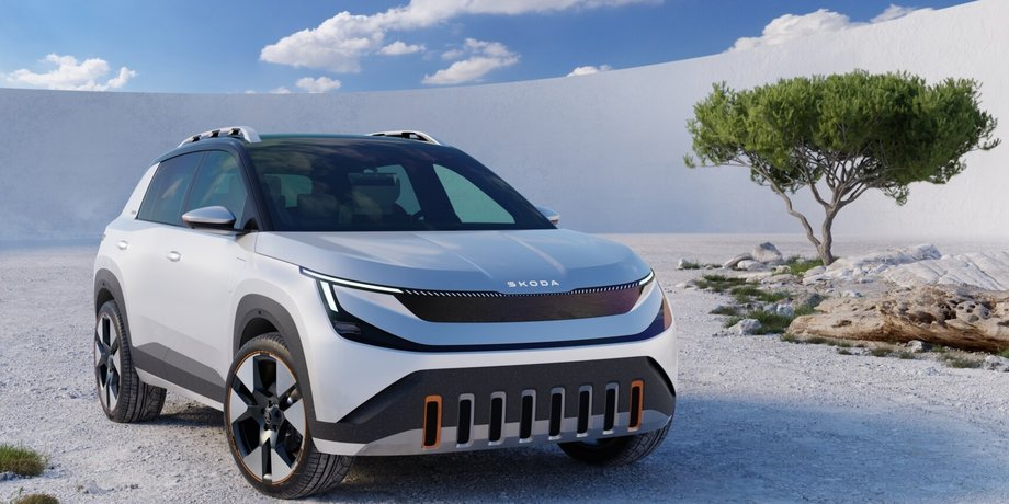 Новый Skoda Epiq 2025, Новый Skoda Epiq, Skoda Epiq 2025, Skoda Epiq, кроссовер Skoda, электромобиль Skoda