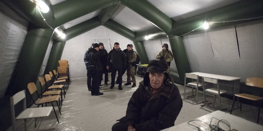 Военное время, отопительный сезон, пункты обогрева