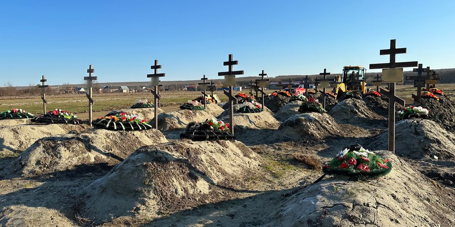 Кладбище Группы Вагнера Горячий Ключ Молькино ЧВК могилы