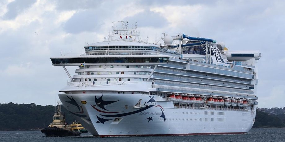Круїзний лайнер, Pacific Adventure, корабель мрії, судно, корабель, турист впав за порт, пошуки пасажира, залишалися в морі