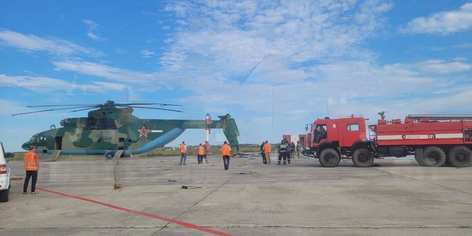 Вертолет, Ми-26, российский вертолет, крушение