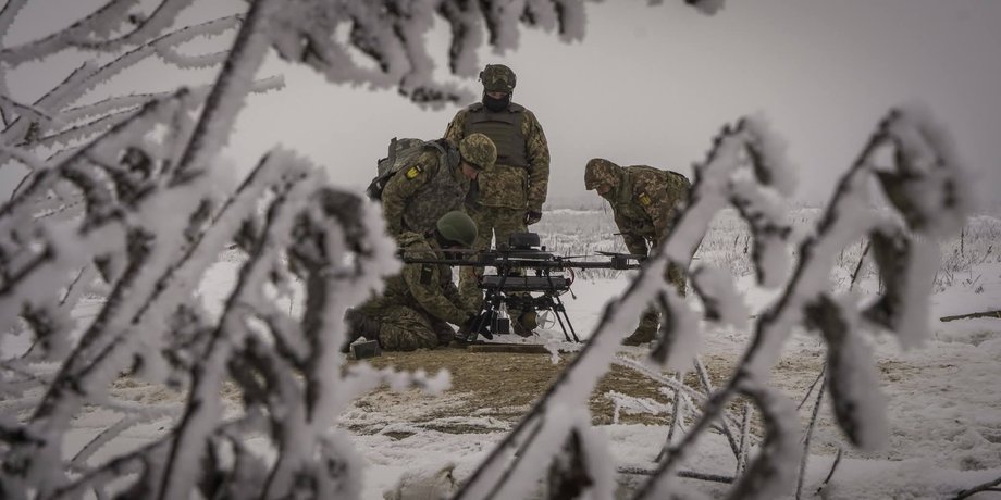 украинские бойцы