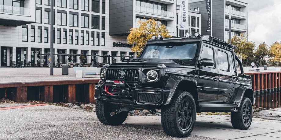 Brabus 800 Adventure XLP Superblack, Brabus 800, Mercedes-Benz G-Class, тюнинг Гелендвагена, пикап Гелендваген