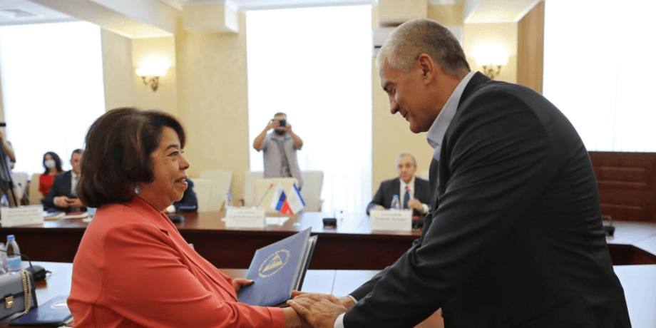 посол Никарагуа , Сергей Аксенов, глава аннексированного Крыма