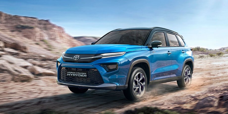 Toyota Urban Cruiser Hyryder, Toyota Urban Cruiser, Toyota Hyryder, новый Toyota Urban Cruiser, кроссовер Toyota