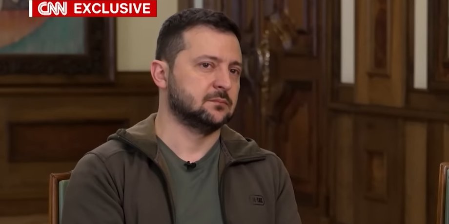 Володимир Зеленський, президент зеленський, інтерв'ю зеленського, зеленський cnn