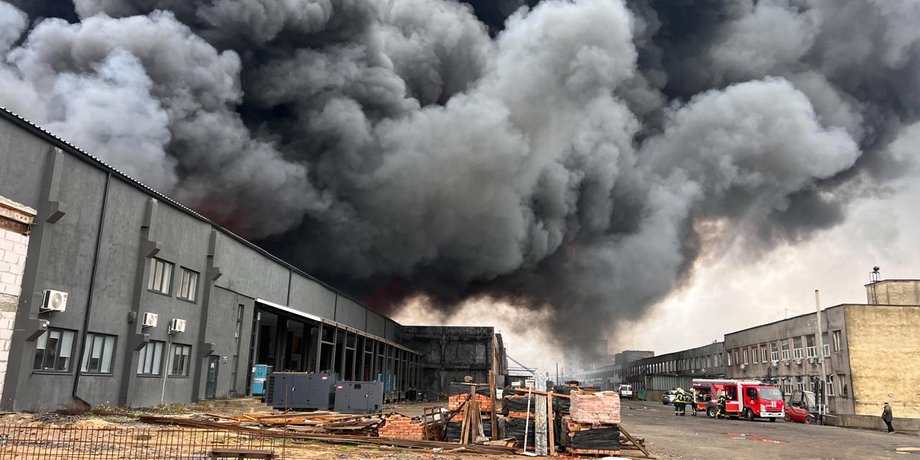 Пожар на Новой почте в Волынской области