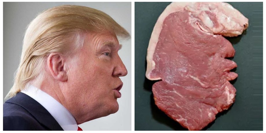 Дональд Трамп, свиная отбивная