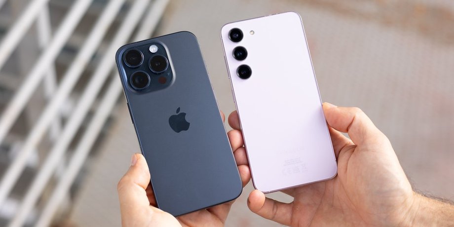 iPhone, смартфон Samsung Galaxy