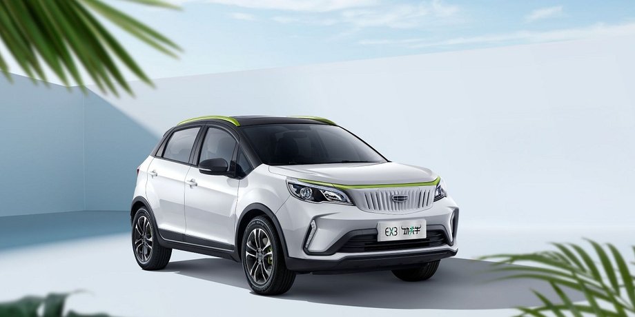 Новый Geely Geometry EX3, Geely Geometry EX3, электромобиль Geely Geometry EX3, китайский электромобиль