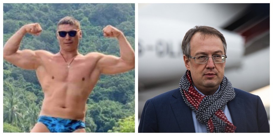 Роман Романюта, Антон Геращенко, колаж, розшук