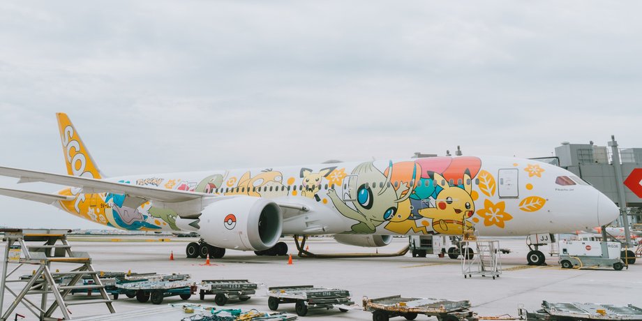 пикачу, покемон, PIKACHU Jet, сингапур, самолет пикачу