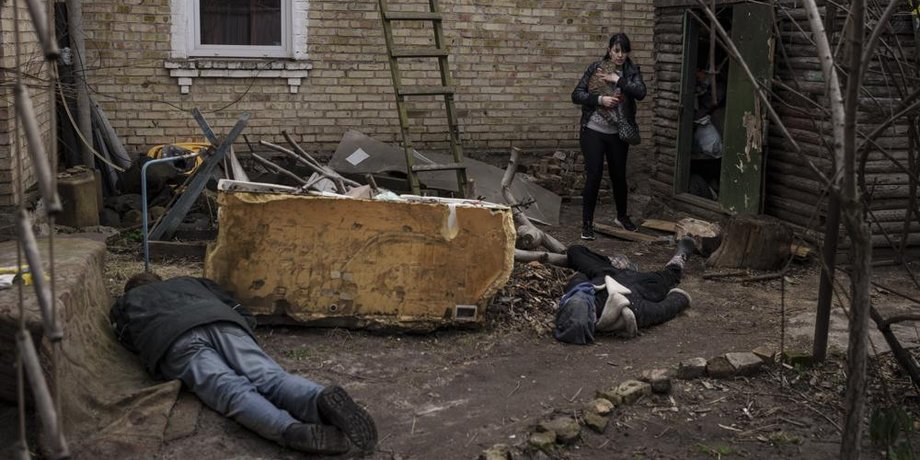 Замученные в пыточной мирные жители Бучи, пытки, казни,