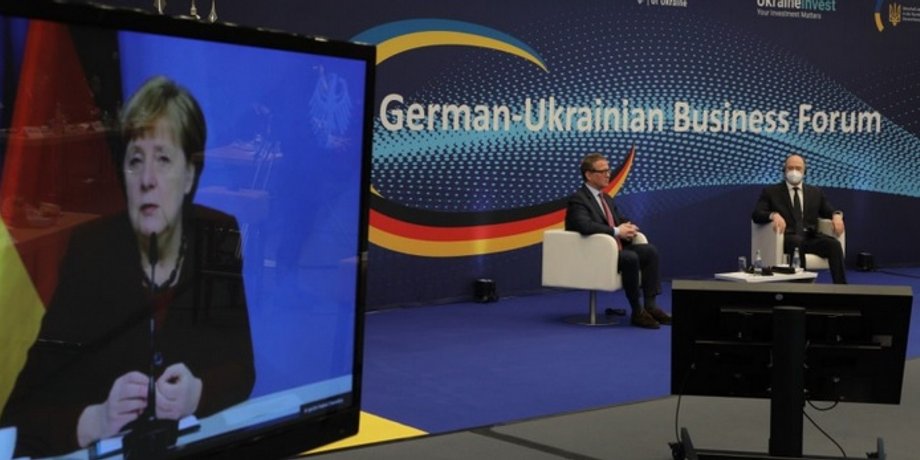 Ангела Меркель, бизнес-форум, коррупция, Германия, Денис Шмыгаль, Владимир Зеленский