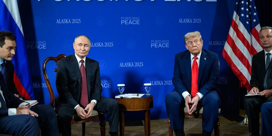 трамп і путін на алясці