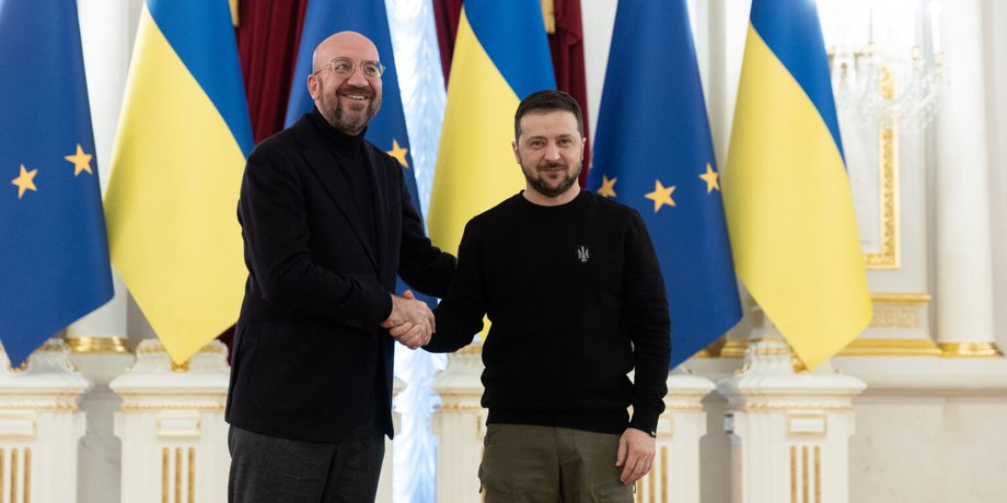 Шарль Мишель, Владимир Зеленский, ЕС, Евросоюз, Украина, переговоры, фото
