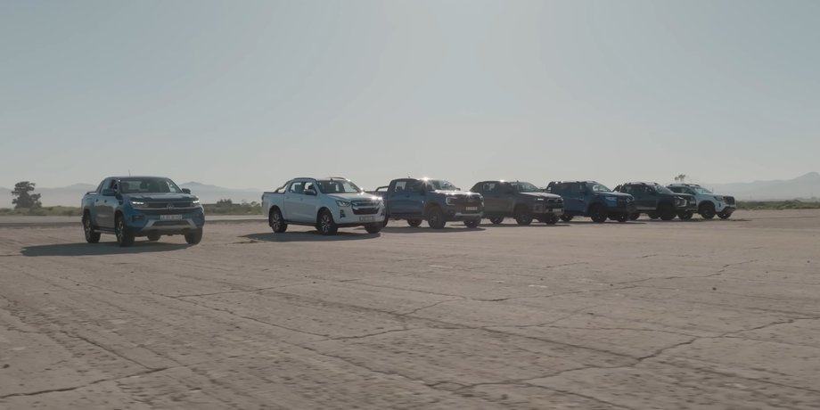 Ford Ranger, Volkswagen Amarok, Isuzu D-Max, Toyota Hilux, Nissan Navara, Mitsubishi Triton, Great Wall Motors P-Series