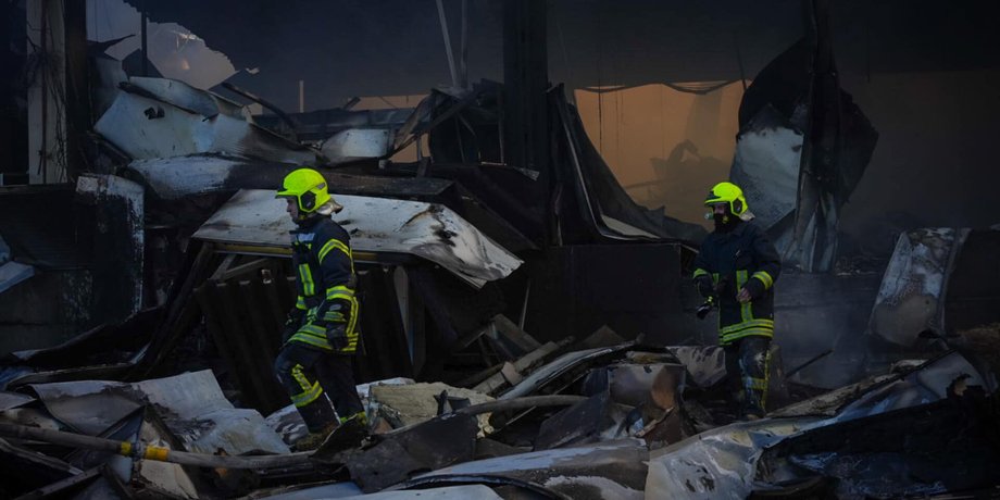 Последствия взрывов в Одессе