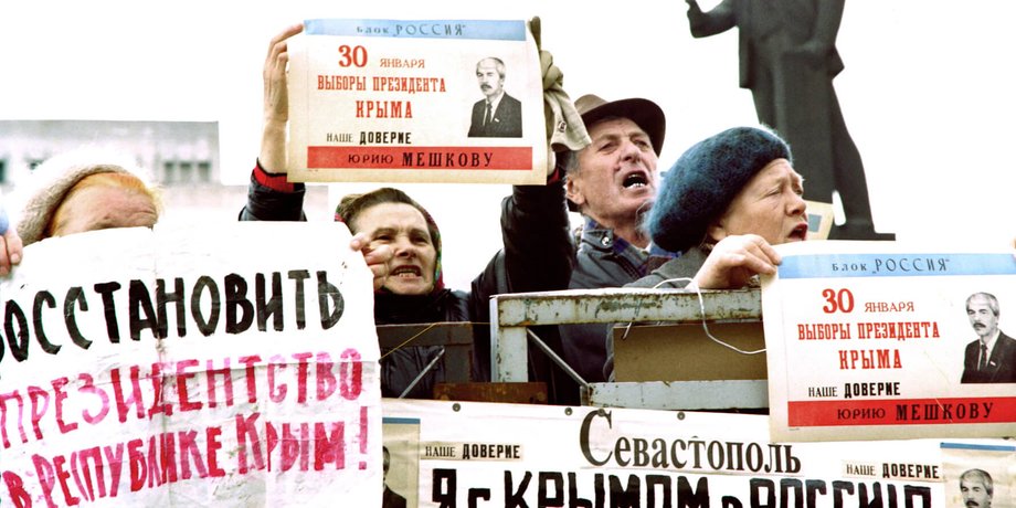 Крым, Севастополь, аннексия Крыма, митинг