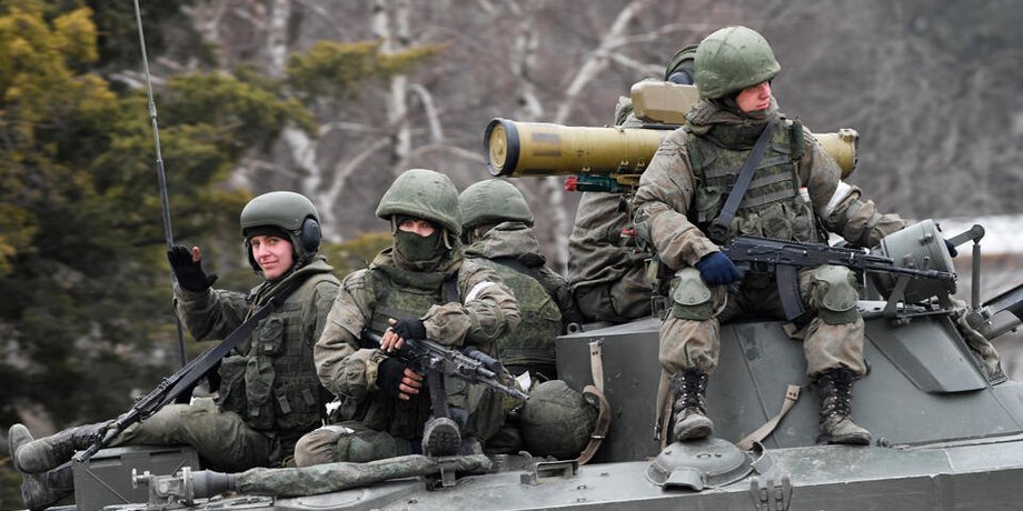 ВС РФ, армия России, пехота, мото пехота, войска, российские солдаты, война, БТР, бронетехника
