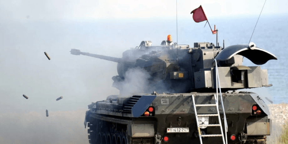 Зенитная установка Gepard, зенитный танк гепард, зсу гепард,