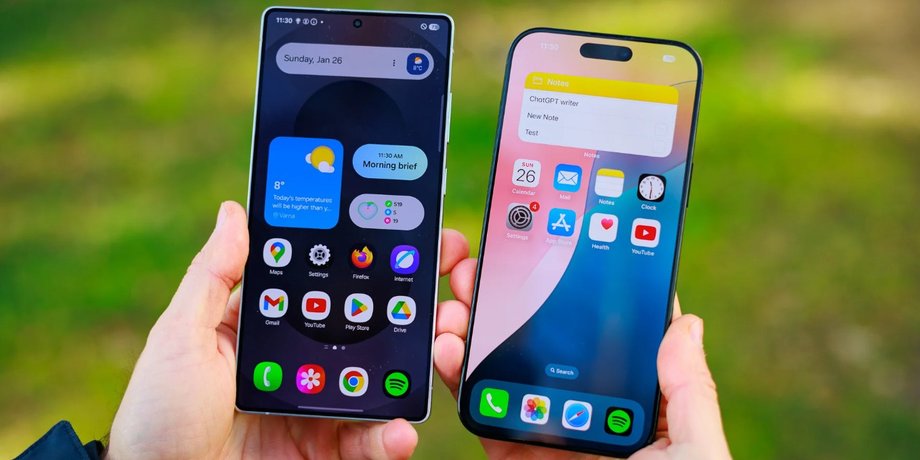 Samsung Galaxy та iPhone