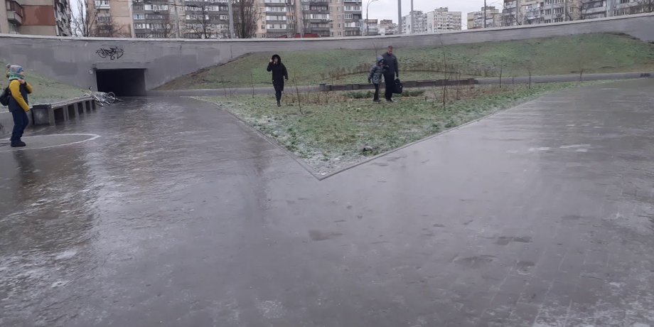 погода в киеве, Гололед, Киев