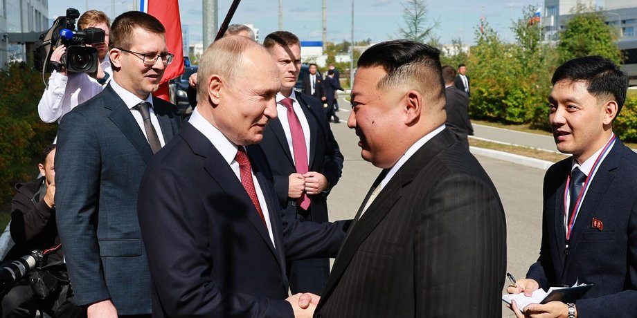 Владимир Путин, Ким Чен Ын, встреча