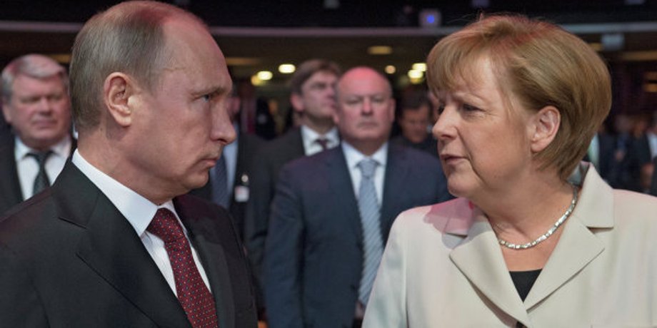 Владимир Путин и Ангела Меркель / РИА Новости