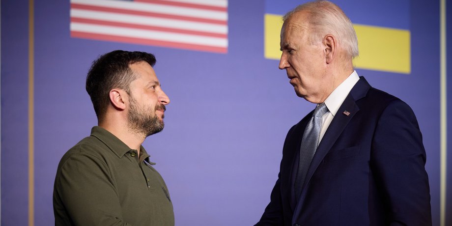 Президент України Володимир Зеленський та президент США Джо Байден