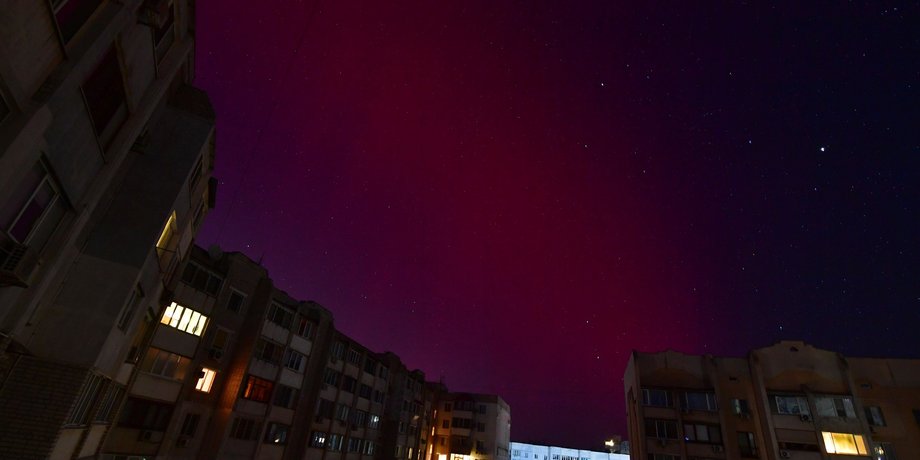 полярное сияние, северное сияние, Одесса