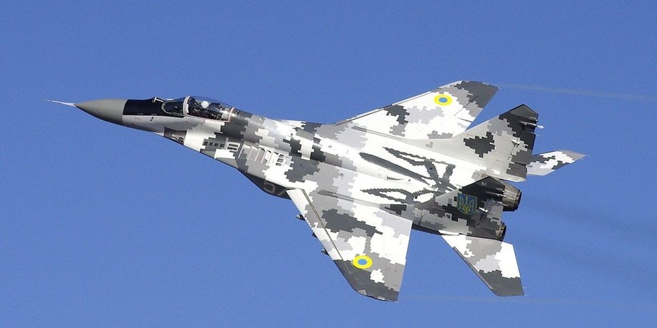 Винищувач МіГ-29 ЗСУ фото винищувача МіГ-29 ЗСУ