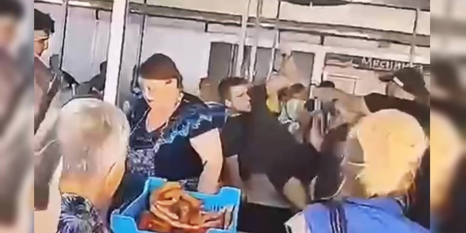 Инцидент на рынке в Херсоне