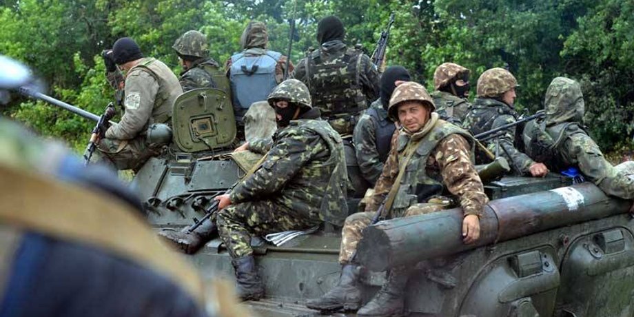 Силовики в Донбассе / пресс-служба Минобороны
