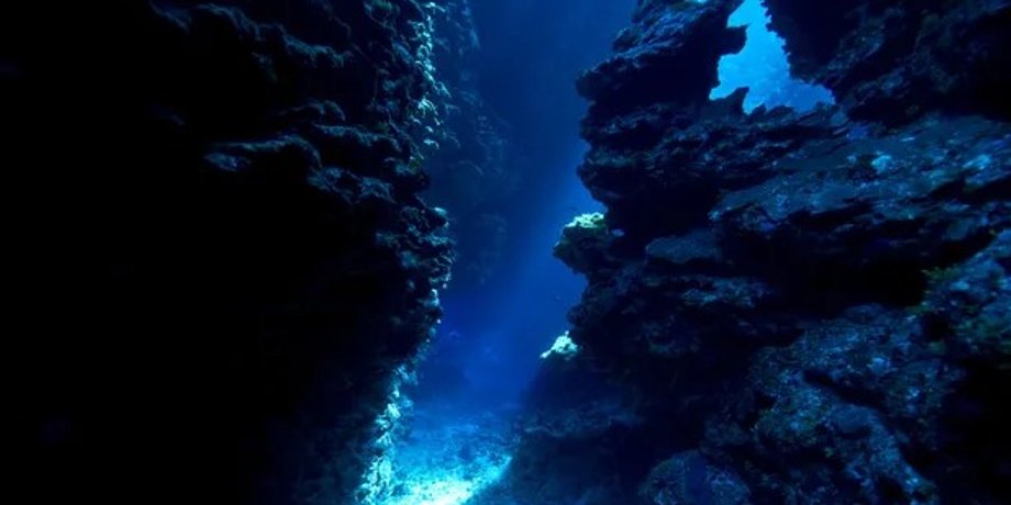 средиземное море, каньон, гигантский каньон