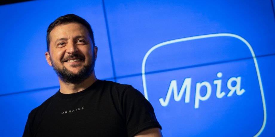Владимир Зеленский, президент Украины, презентация приложения "Мрия"
