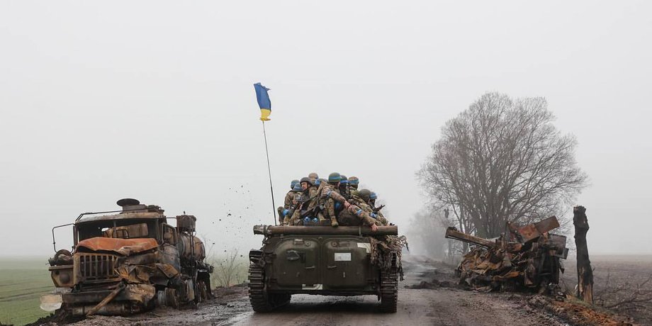 танк ВСУ, ВСУ, украинские военные, война в Украине, разбитая российская техника