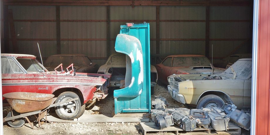 занедбані авто, колекція авто, ретро-авто, Dodge Charger, Dodge Super Bee