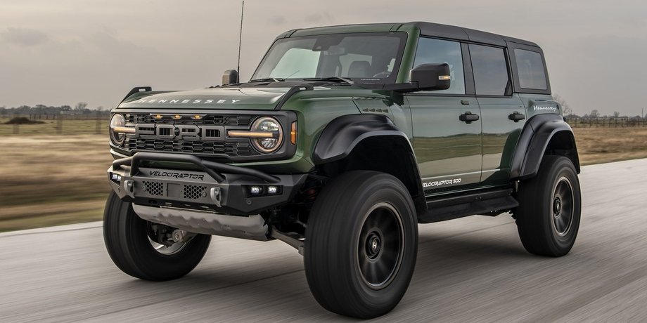 Hennessey VelociRaptor 500 Bronco, Hennessey VelociRaptor, Ford Bronco, тюнинг Ford Bronco, Ford Bronco 2023
