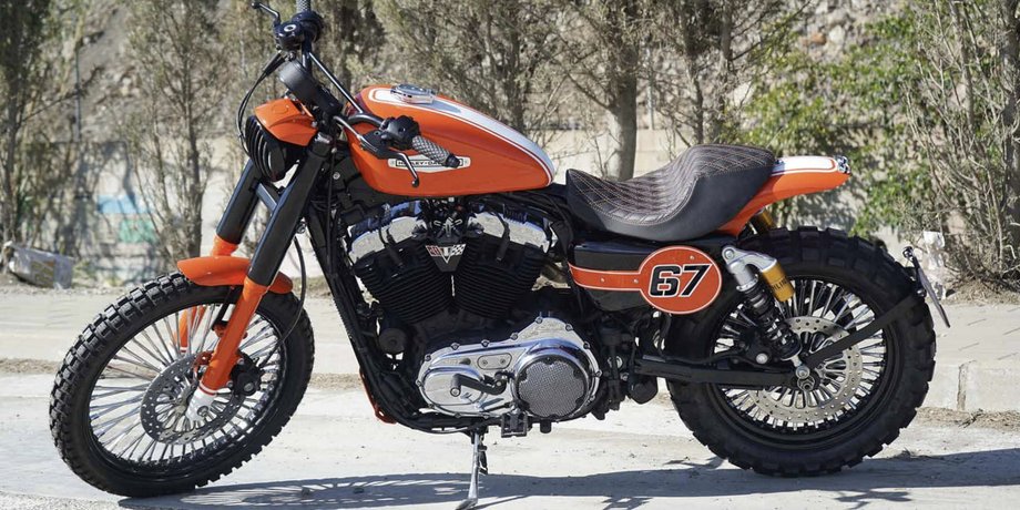 Harley Davidson Camaro 67 — как выглядит байк-копия легендарного масклкара
