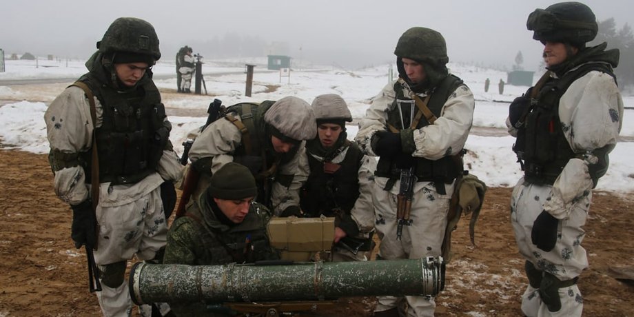 Российские и белорусские военные на учениях