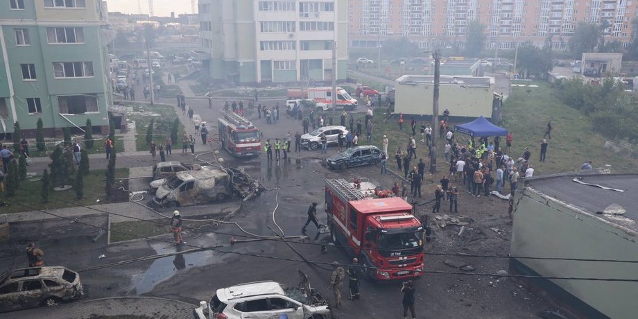 Наслідки удару по Харкову двома КАБами 24 липня