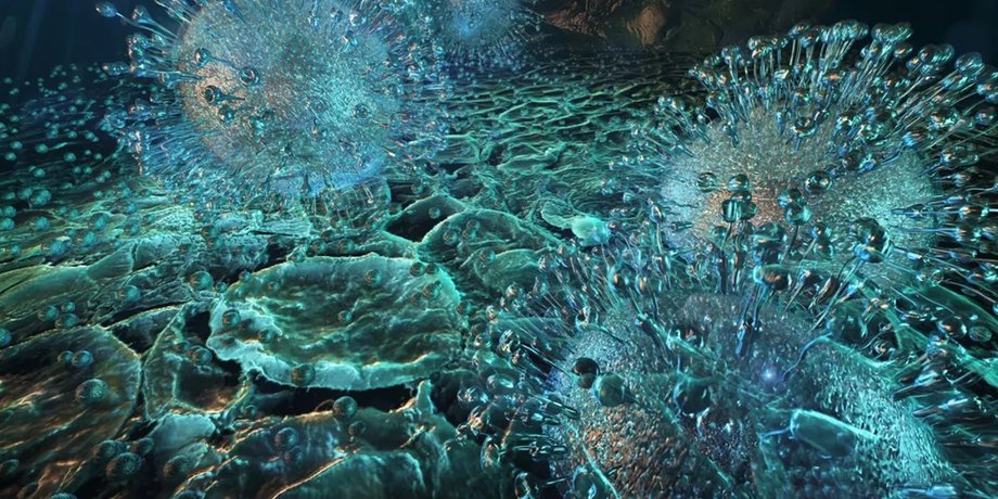 вірус, море, океан
