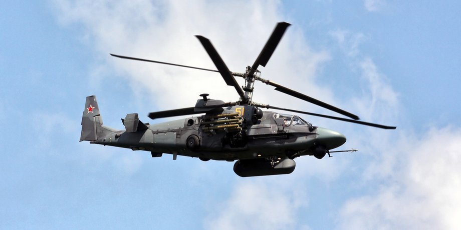 "Аллигатор" Ка-52, остров змеиный,