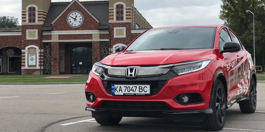 Honda HR-V внешность, экстерьер Honda HR-V Sport 2020, тест-драйв, обзор