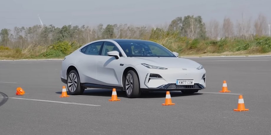 Geely, Geely Galaxy E8, Авто, Автомобили, Китайские авто, Лосиный тест, Электрокар, Электромобили, Видео